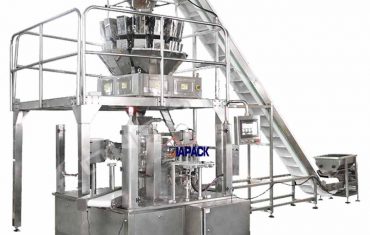 Outomatiese draai-doy-sak met rits-verpakking-seëlmasjien