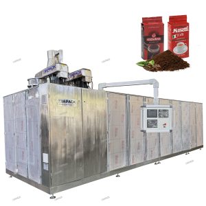 Outomatiese dubbelkamer baksteen vakuum sak vorm vul verpakking masjien