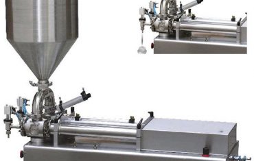 dubbelkoppe suiervuller vir viskose vloeistof