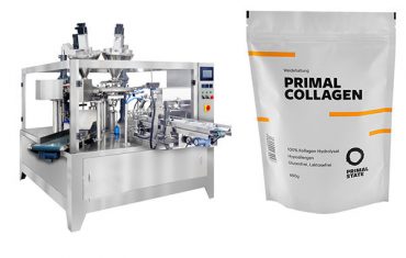 Outomatiese poeierverpakkingsmasjien vir doysak met rits