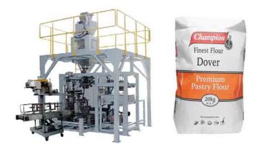 outomatiese bagasie masjien vir 20kg meel verpakking masjien