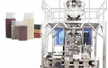 Outomatiese baksteentipe vakuumsakvormende vulverpakkingsmasjien vir graan