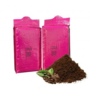 Outomatiese baksteen vakuum sak verpakking masjien vir 250gram koffie poeier