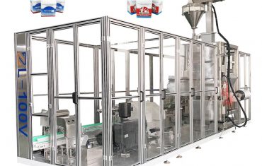 Outomatiese sakvormende vul-seëlstofsuigverpakkingsmasjien