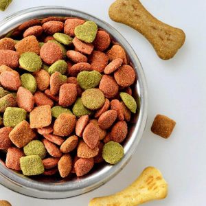 Outomatiese produksielyn vir die verpakking van troeteldierkos