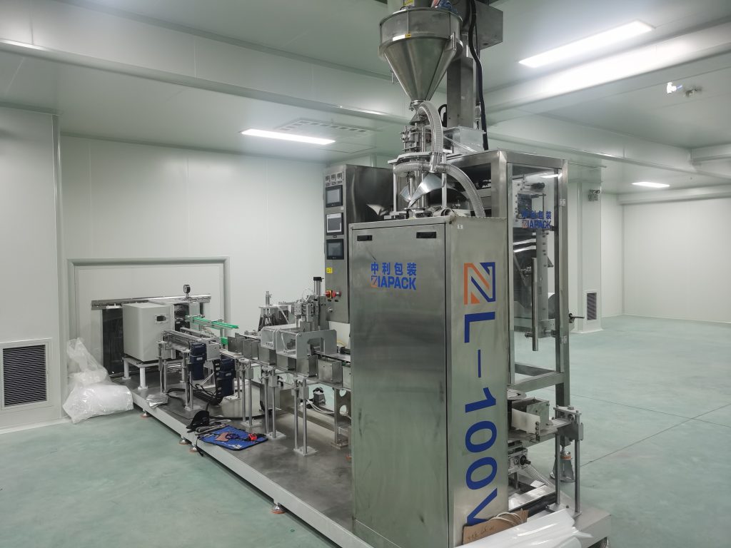 poeier vakuum verpakking masjien